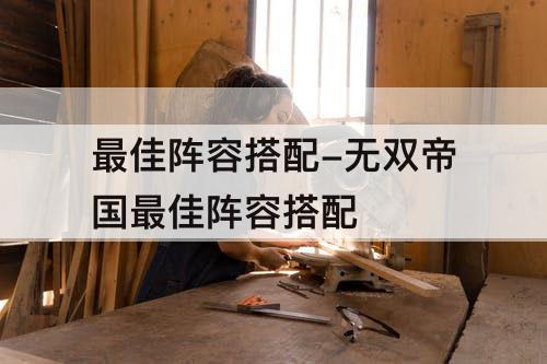 最佳阵容搭配-无双帝国最佳阵容搭配