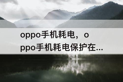 oppo手机耗电，oppo手机耗电保护在哪里