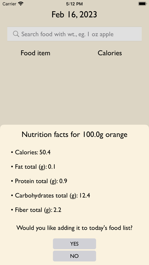 食物追踪器下载  v1.0图3