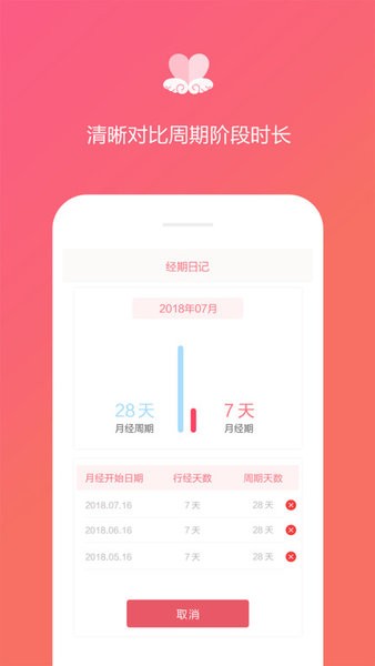 经期日记  v1.2.9图2