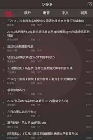 dj音乐api  v1.0图1