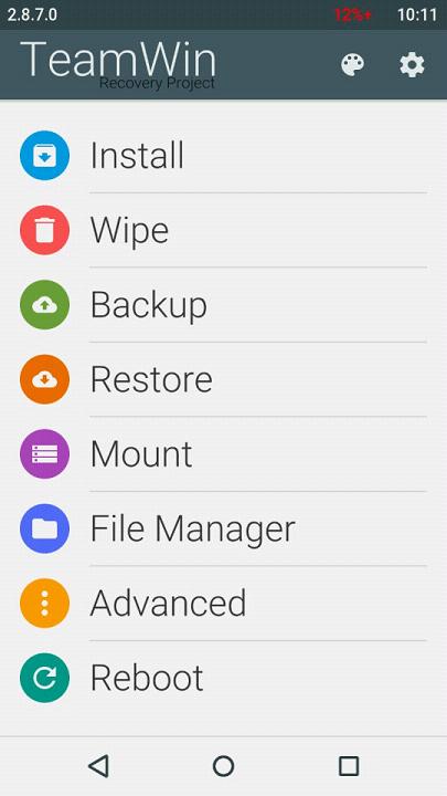 Official TWRP  v1.1图4